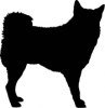 Djurskylt silhuett Hund 36