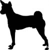 Djurskylt silhuett Hund 53